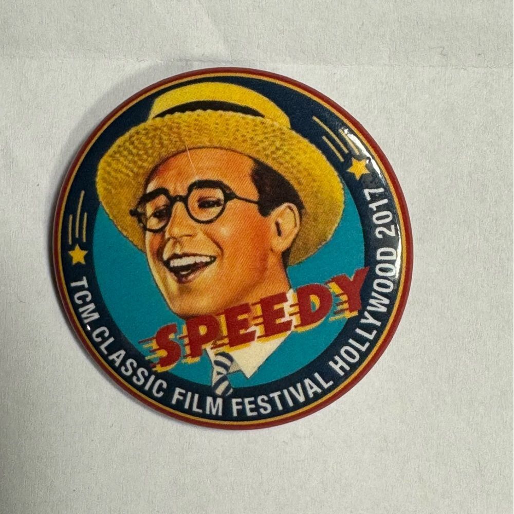 Speedy TCM Classic Film Festival Button 2017